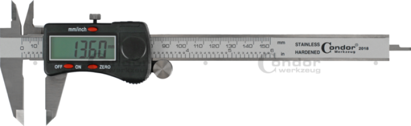 Digital-Schieblehre metrisch / zöllig 150 mm